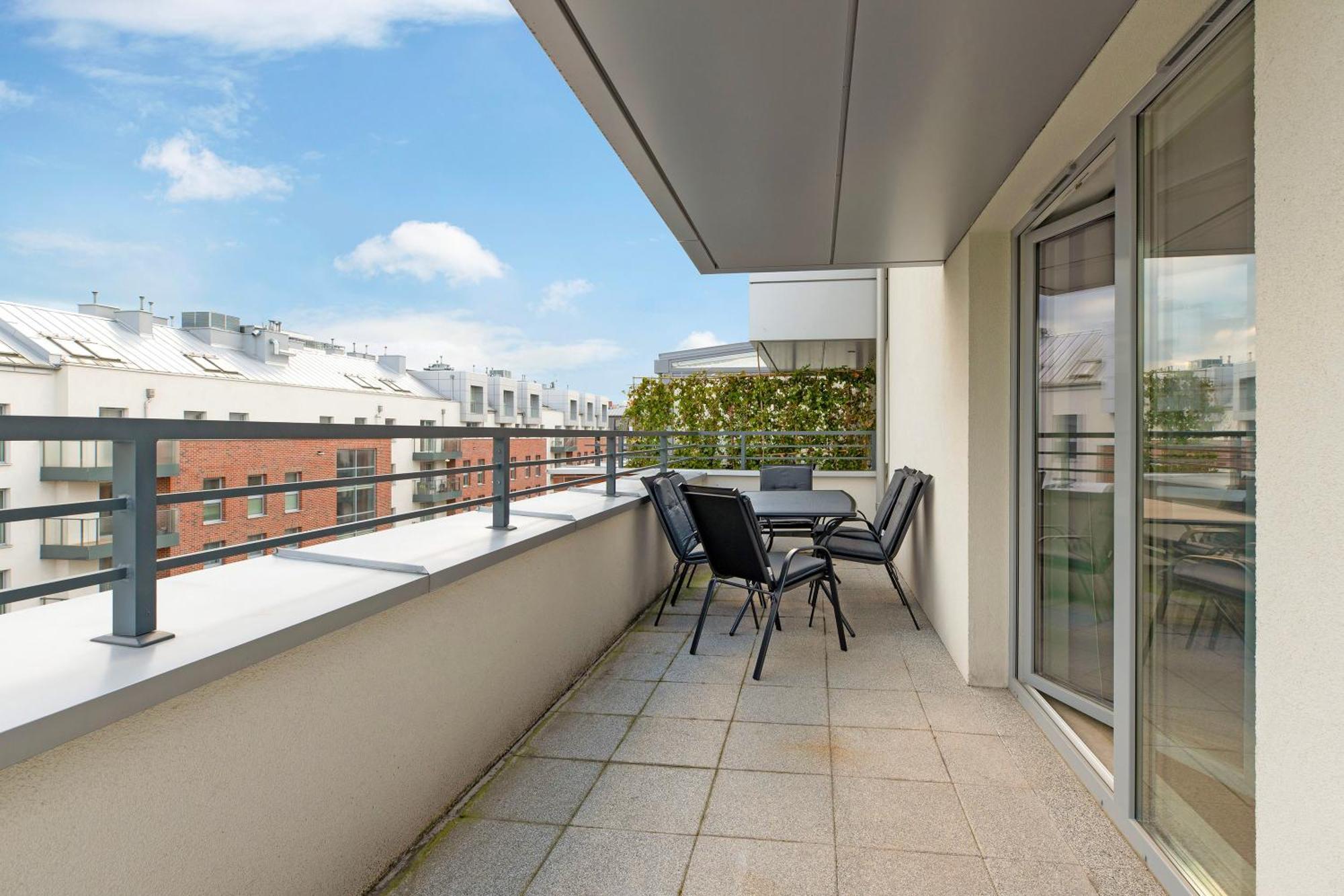 Blue Mandarin Marina Apartman Gdańsk Szoba fotó