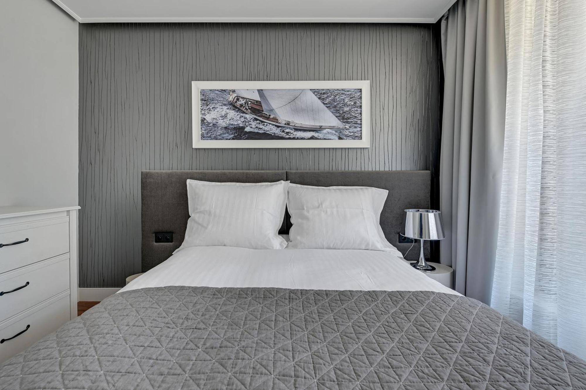 Blue Mandarin Marina Apartman Gdańsk Szoba fotó