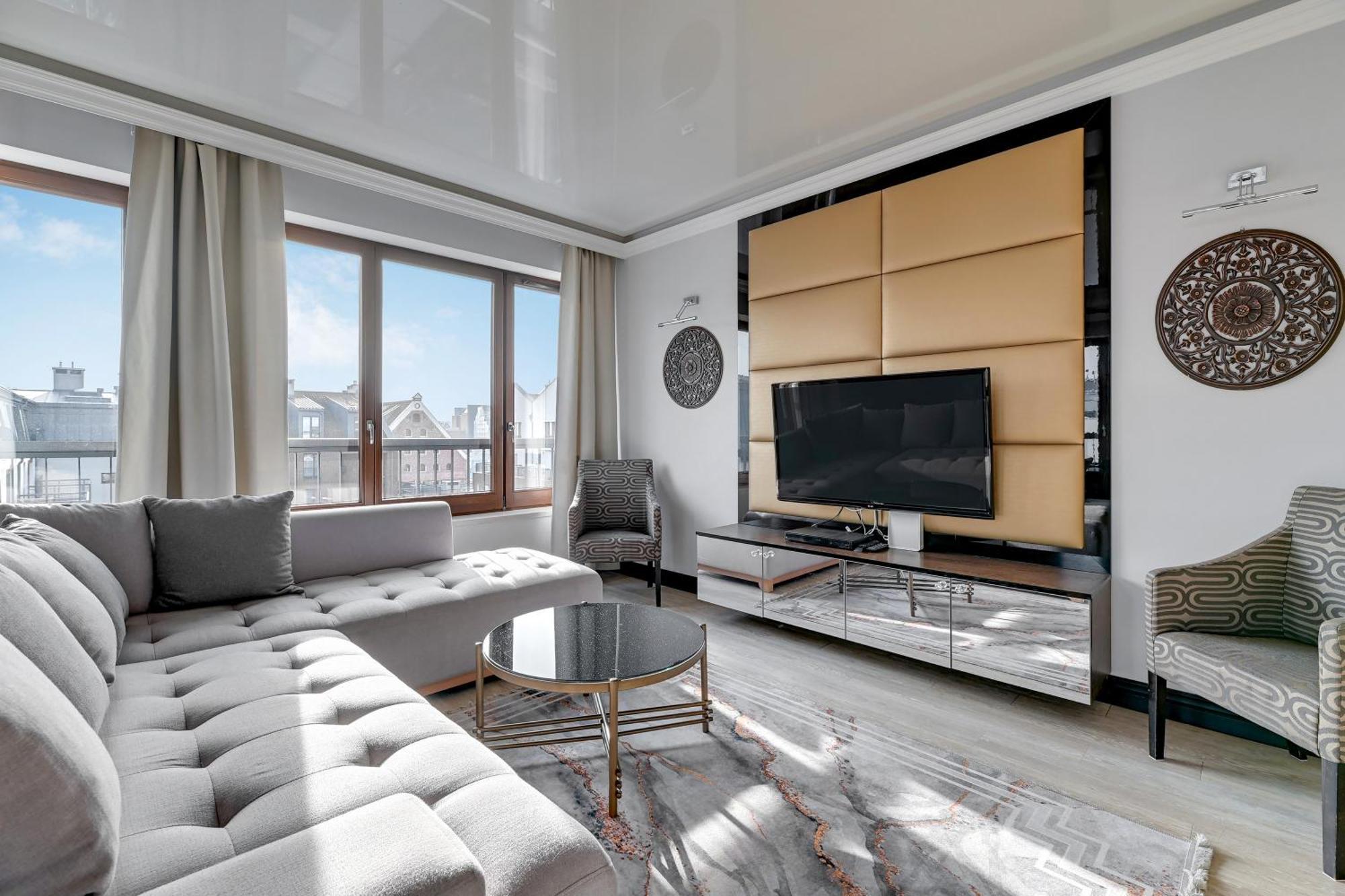 Blue Mandarin Marina Apartman Gdańsk Kültér fotó
