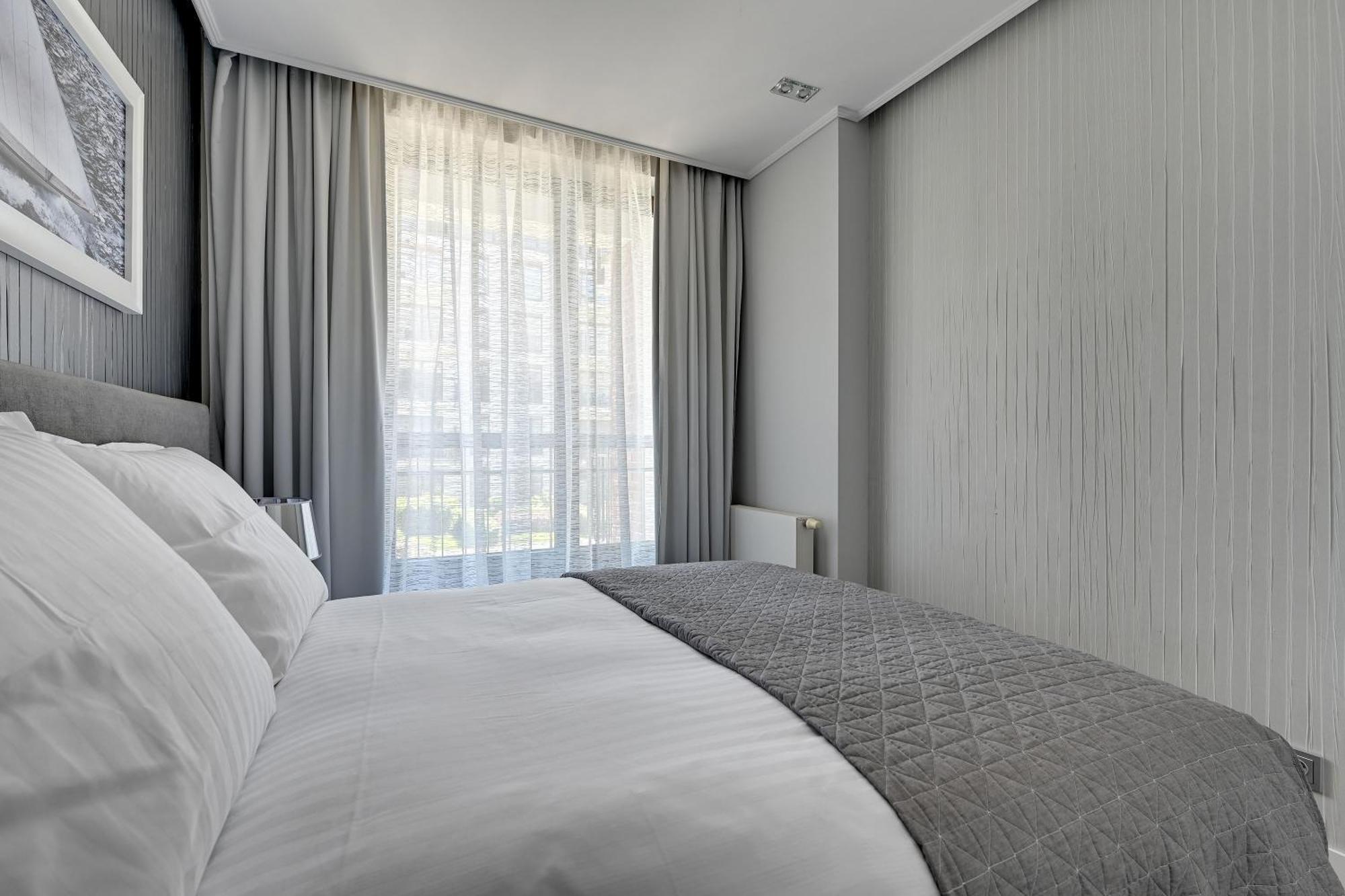 Blue Mandarin Marina Apartman Gdańsk Szoba fotó