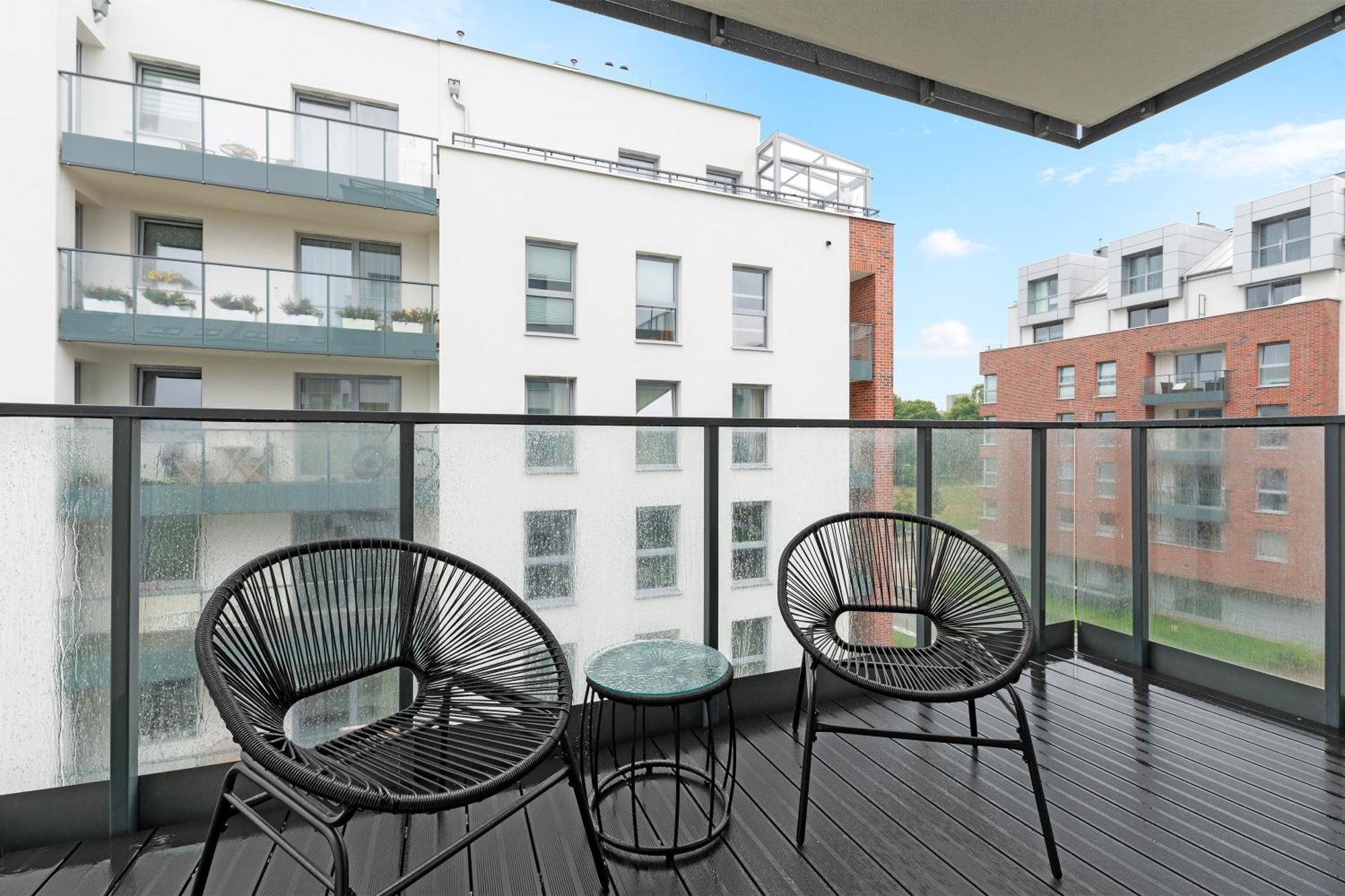 Blue Mandarin Marina Apartman Gdańsk Szoba fotó