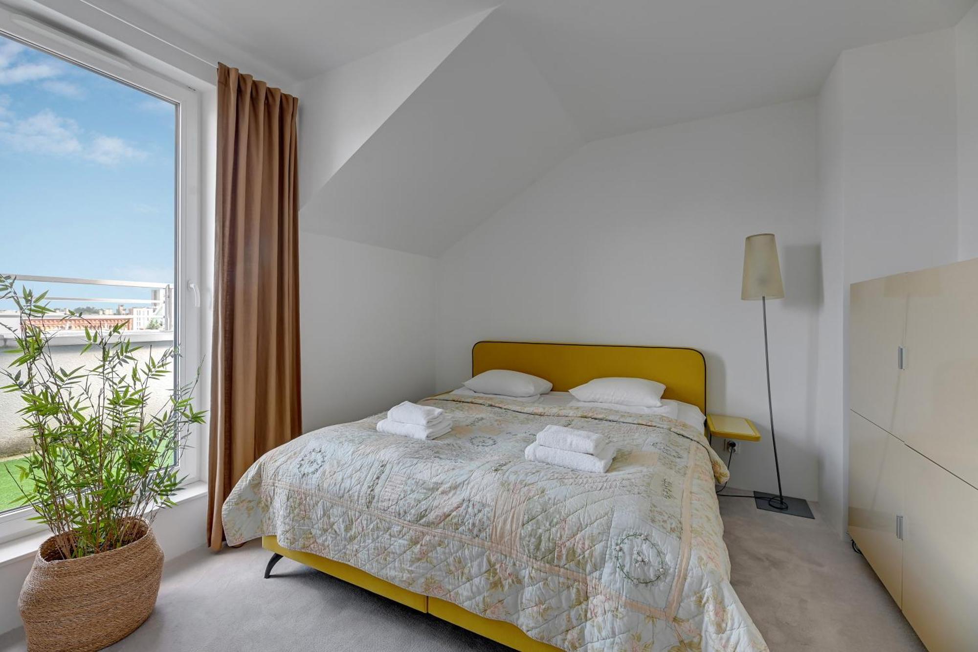 Blue Mandarin Marina Apartman Gdańsk Szoba fotó