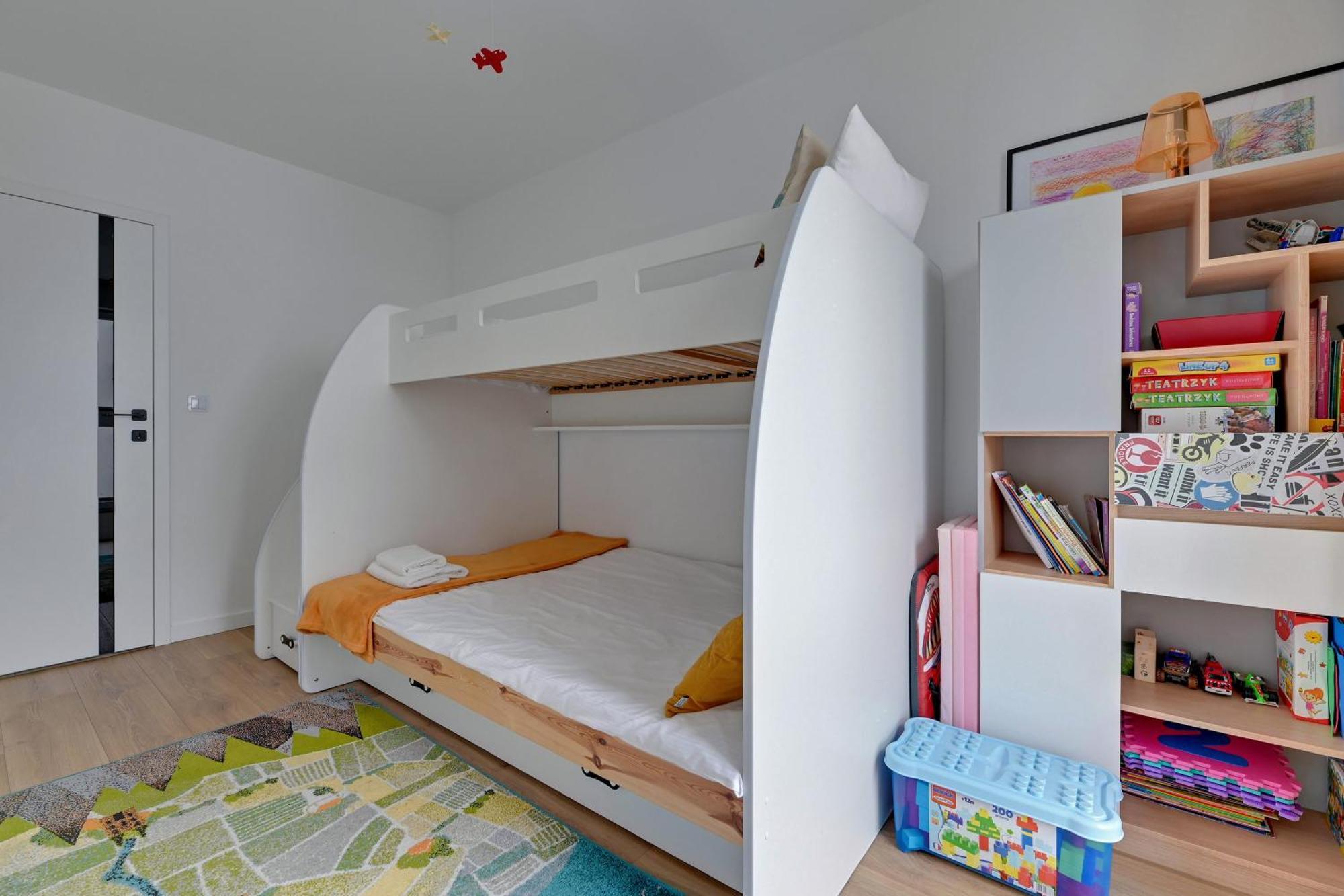Blue Mandarin Marina Apartman Gdańsk Szoba fotó