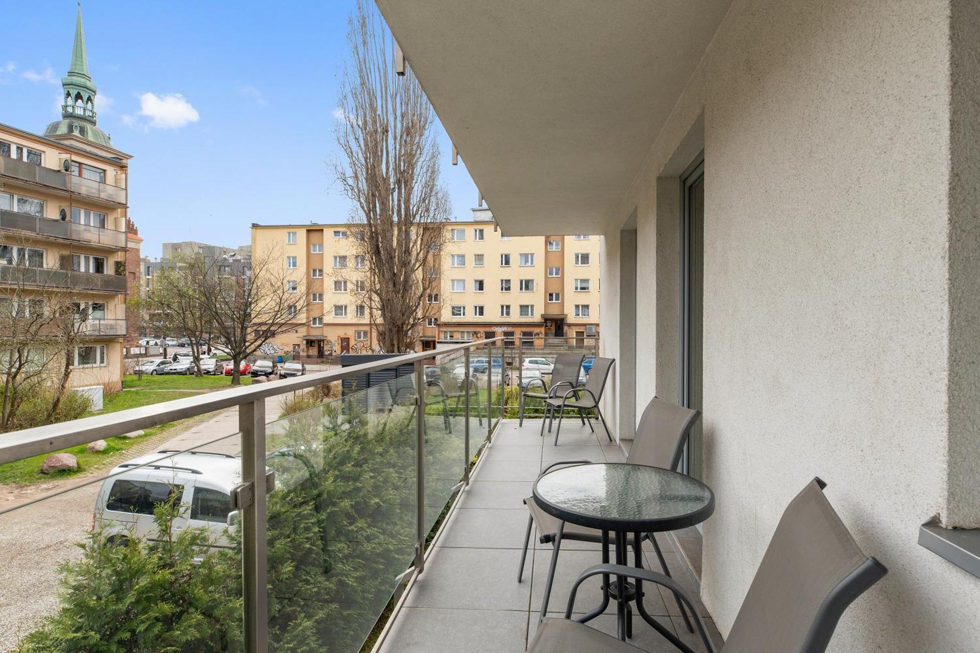 Blue Mandarin Marina Apartman Gdańsk Szoba fotó